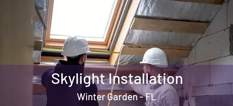  Skylight Installation Winter Garden - FL