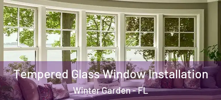 Tempered Glass Window Installation Winter Garden - FL